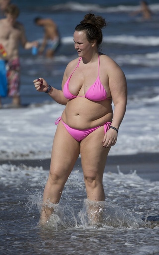 Beach chubby outdoor wet