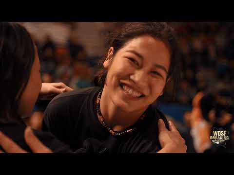 amazing bgirl RIKO from Japan won WDSF World Series in Hong Kong