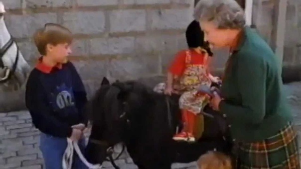 The Queen Takes Her Grandchildren Riding