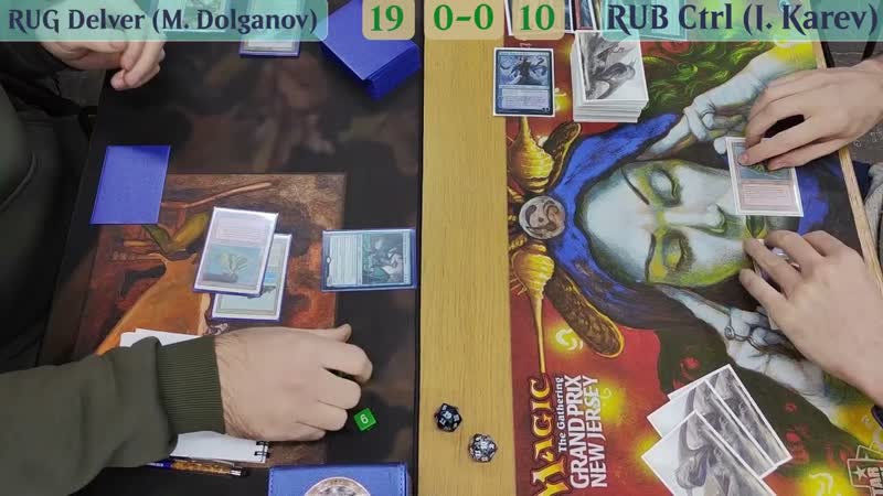 MTG Legacy Round 2: RUB Control vs Temur