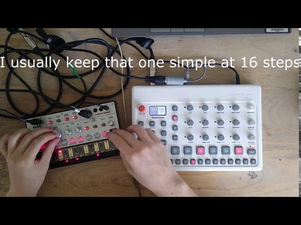 Live Melodic Techno evolving Volca Bass patterns from scratch (with tutorial remarks