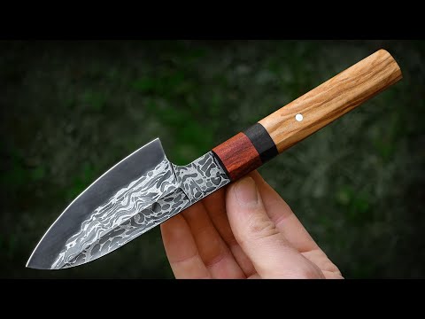 Nails Damascus Paring Knife Because It Went Terribly