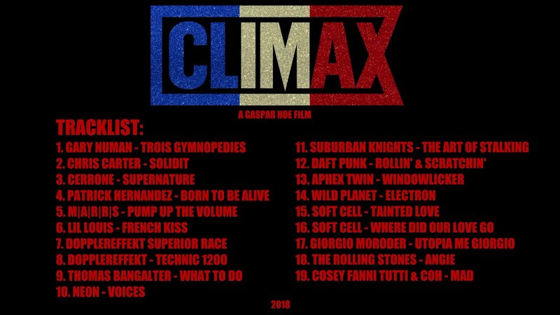 CLIMAX (2018) FULL SOUNDTRACK, Gaspar
