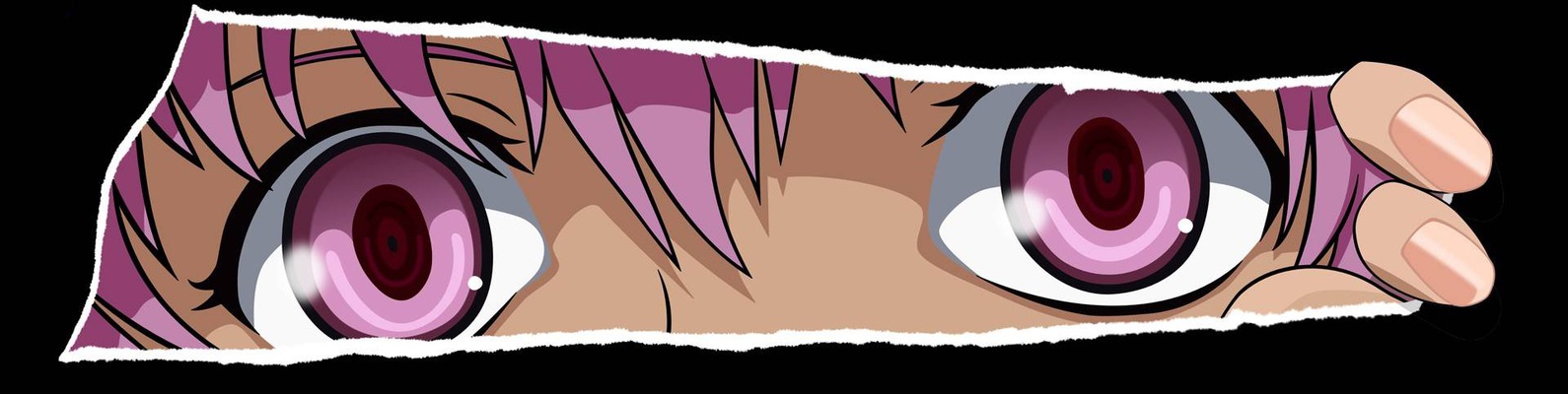 Anime eye twitch gif
