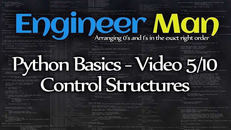 Control Structures Python Basics 5,
