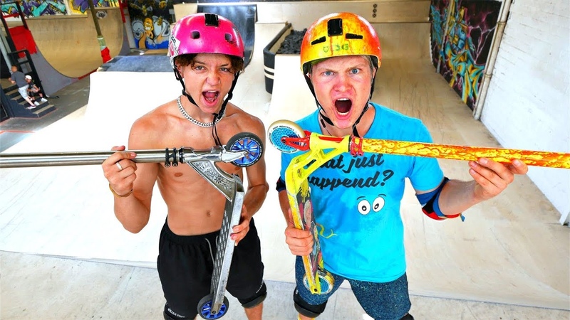 EXTREME GAME OF SCOOT Leo Spencer VS Claudius
