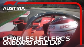 Charles Leclerc’s Onboard Pole Lap | 2019 Austrian Grand Prix | Pirelli