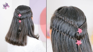 Trenzas con Trampa | Peinado Fcil con Trenza de Cascada