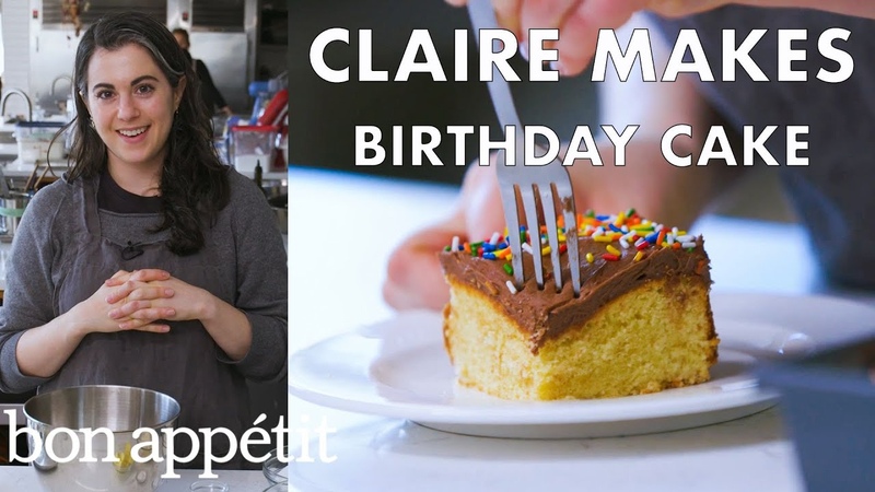 Claire Bakes Birthday Cake, From the Test Kitchen, Bon