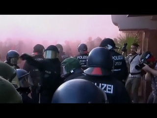 Protests break out in Germany ahead of G20 summit