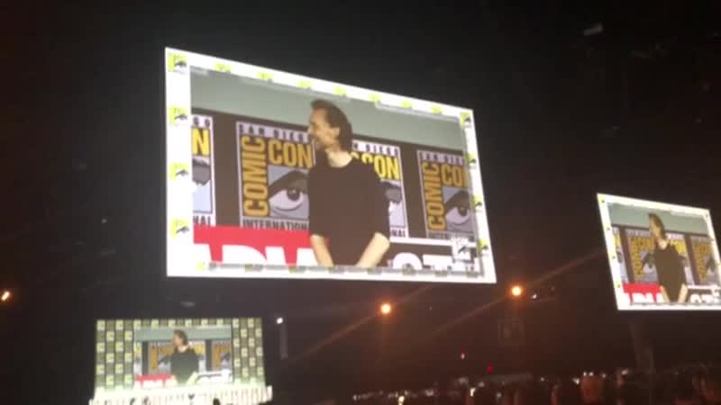 Tom Hiddleston at Comic Con International, San Diego, California, on July 20,
