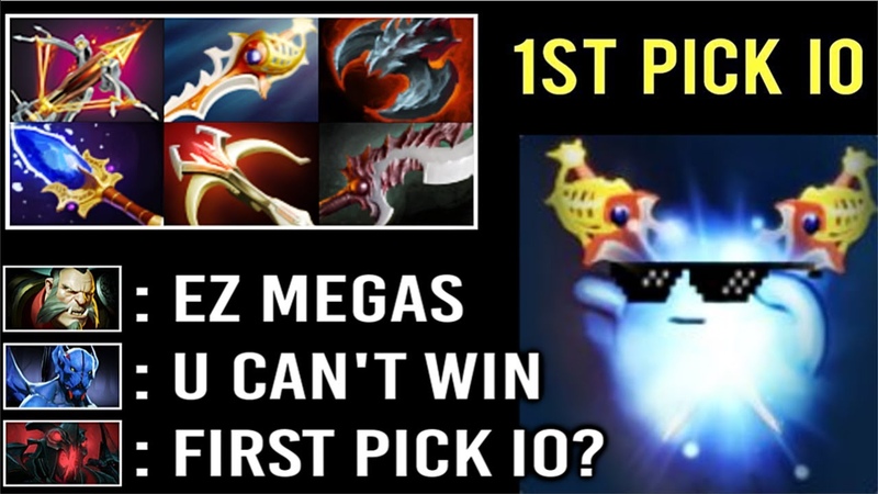 You know he wont buy wards if he 1st PICK IO Crazy 1h Mega Creeps Def Most Epic Finish WTF Dota