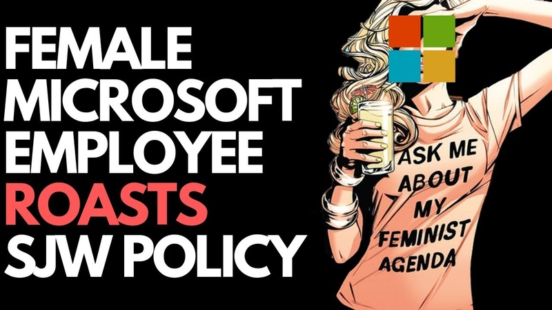 Female Microsoft Employee BLASTS Anti Male Hiring