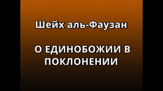 Шейх аль-Фаузан - О ЕДИНОБОЖИИ В ПОКЛОНЕНИИ