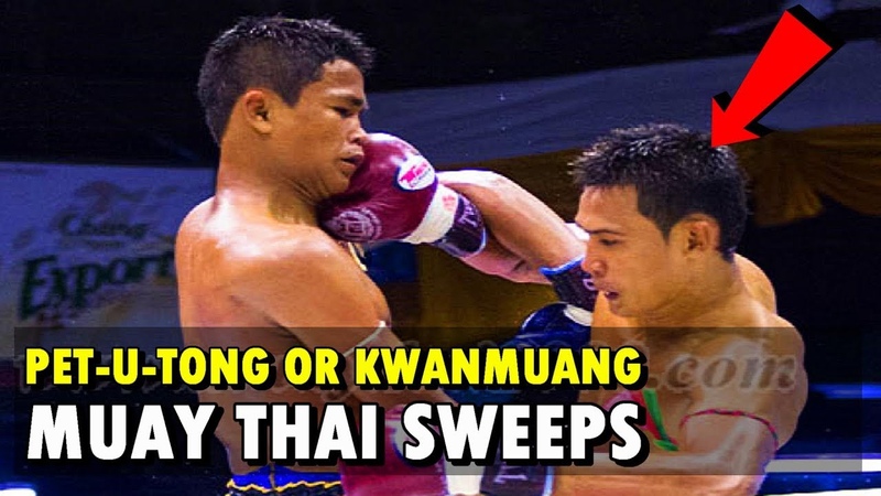 Pet U Tongs Best Muay Thai Sweeps, Technical Muay Thai