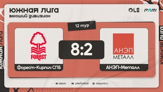 Форест-Кирпич СПБ - АНЭП-Металл 8:2 | Обзор матча