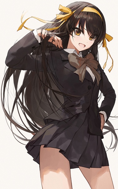Outdoor uniform anime black