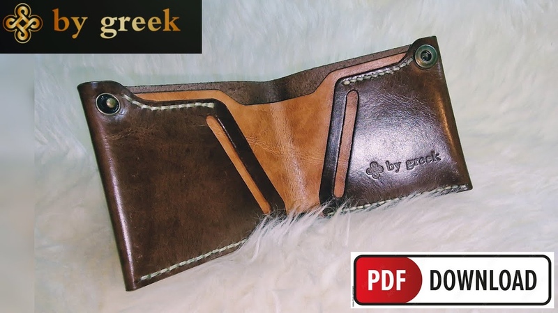 Making A Minimalist Leather Wallet, ASM, Tutorial, FREE