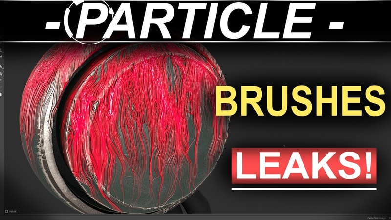 Substance Painter: Particle Brushes ( Leaks