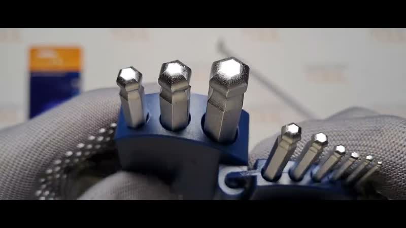Набор торцовых ключей МАСТЕР КЛЮЧ CV 9 предметов HEX 1, 16 3, 8 с