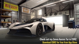 CSR2 - Aurora Tur (purple) - tune & shift -