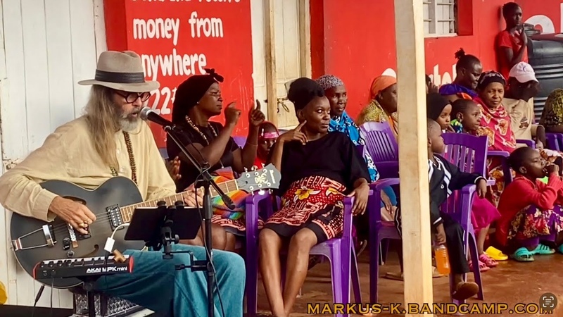 Blues Rock in African Village They