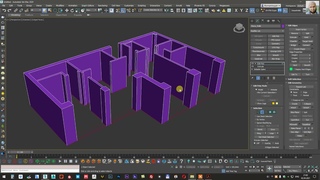 Строим стены в 3dsMax