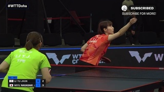 Li Yu Jhun vs Miyu Nagasaki | WS R64 | WTT Star Contender Doha 2024