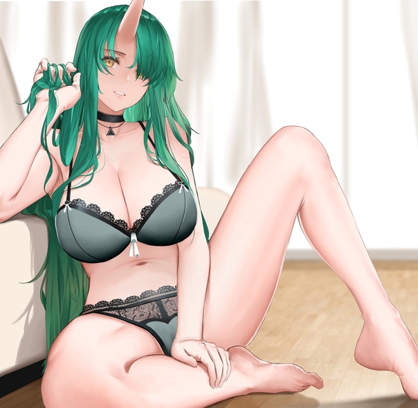 Subway hentai lingerie girlfriend