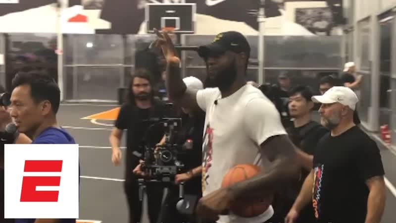 Le Bron James takes more than an athlete conversation to China,
