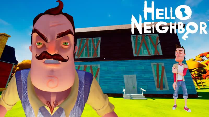 ШОУ ПРИВЕТ СОСЕД ПРЫГАЕМ ПО КРЫШЕ ИГРА HELLO NEIGHBOR m OD KIT