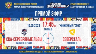 Кубок Чемпионов U17. СКА-Серебряные Львы  Северсталь | , 17:45 МСК