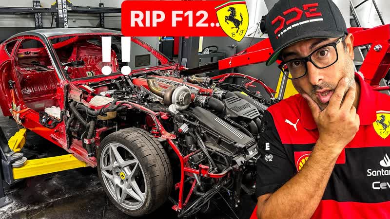 DEVISTATING END FOR DDE FERRARI TWIN TURBO F12 Part