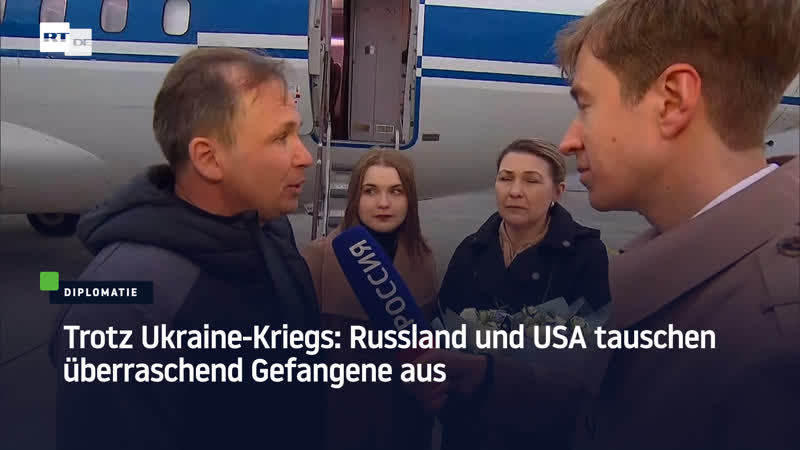 Trotz Ukraine Kriegs: Russland und USA tauschen überraschend Gefangene