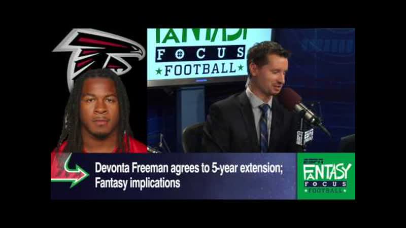 Is Devonta Freemans Fantasy Value Affected By His Contract Extension , Fantasy Focus,