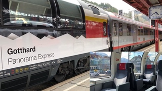 EC 163 Transalpin Zrich HB- Graz Hbf: Mitfahrt im  Panoramawagen