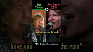 ROD STEWART vs CREEDENCE CLEARWATER REVIVAL - Have You Ever Seen the Rain - #shorts #versus #music
