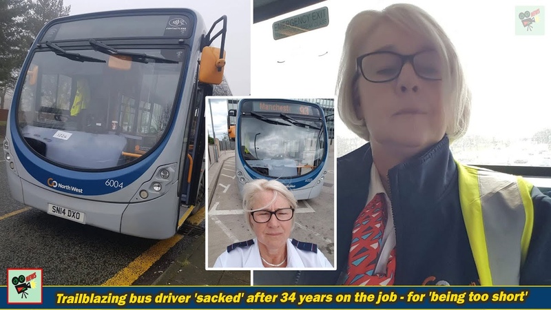 Trailblazing bus driver sacked after 34 years on the job for being too short, World News