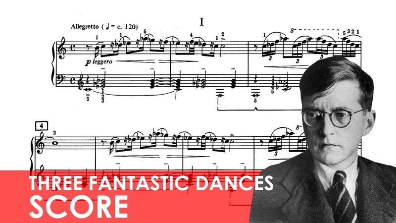 SHOSTAKOVICH Three Fantastic Dances for Piano ( Op. 5)