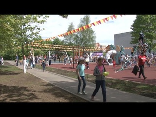 Открытие детской площадки ДТЮ