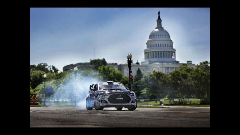 Precision Driver Rhys Millen Takes on Washington, DC Red Bull Global Rallycross