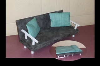 How to make a Doll Convertible Couch Bed