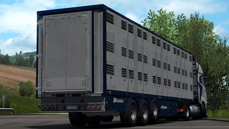 ETS2 Ownable Livestock Trailer Michieletto v 1. 0.