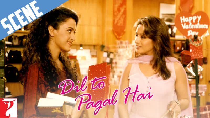Aaj Valentines Day Hai, Scene, Dil To Pagal Hai, Madhuri Dixit, Yash