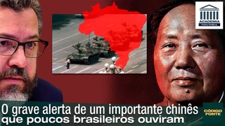 O grave alerta de um importante chins que poucos brasileiros ouviram