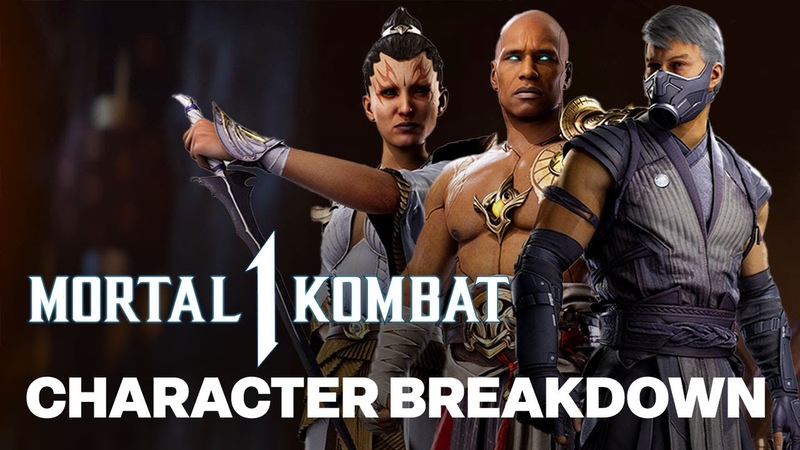Mortal Kombat 1 Smoke, Ashrah, and Geras Gameplay