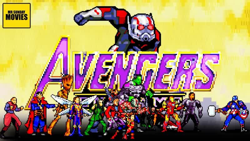 Avengers: Endgame Final Battle Part 2 16 Bit