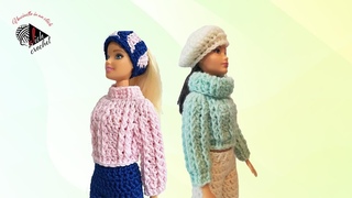 TUTORIAL UNCINETTO BARBIE PULLOVER A COSTE