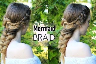 Mermaid braid | Mermaid Hair Tutorial