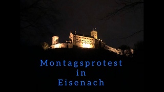 Montagsprotest in Eisenach am